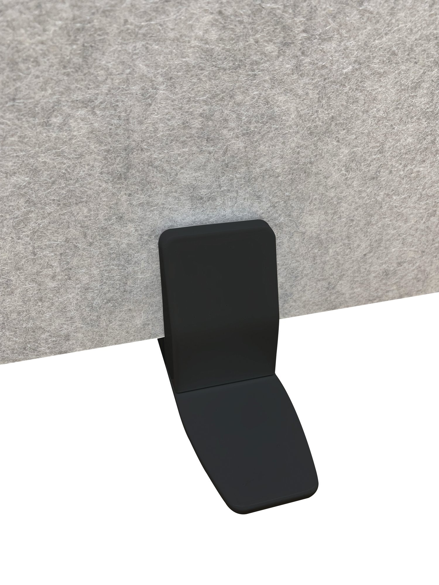 5 Star Surface Moveable Mount Desktop PET Clamps x 2 Black KF70132