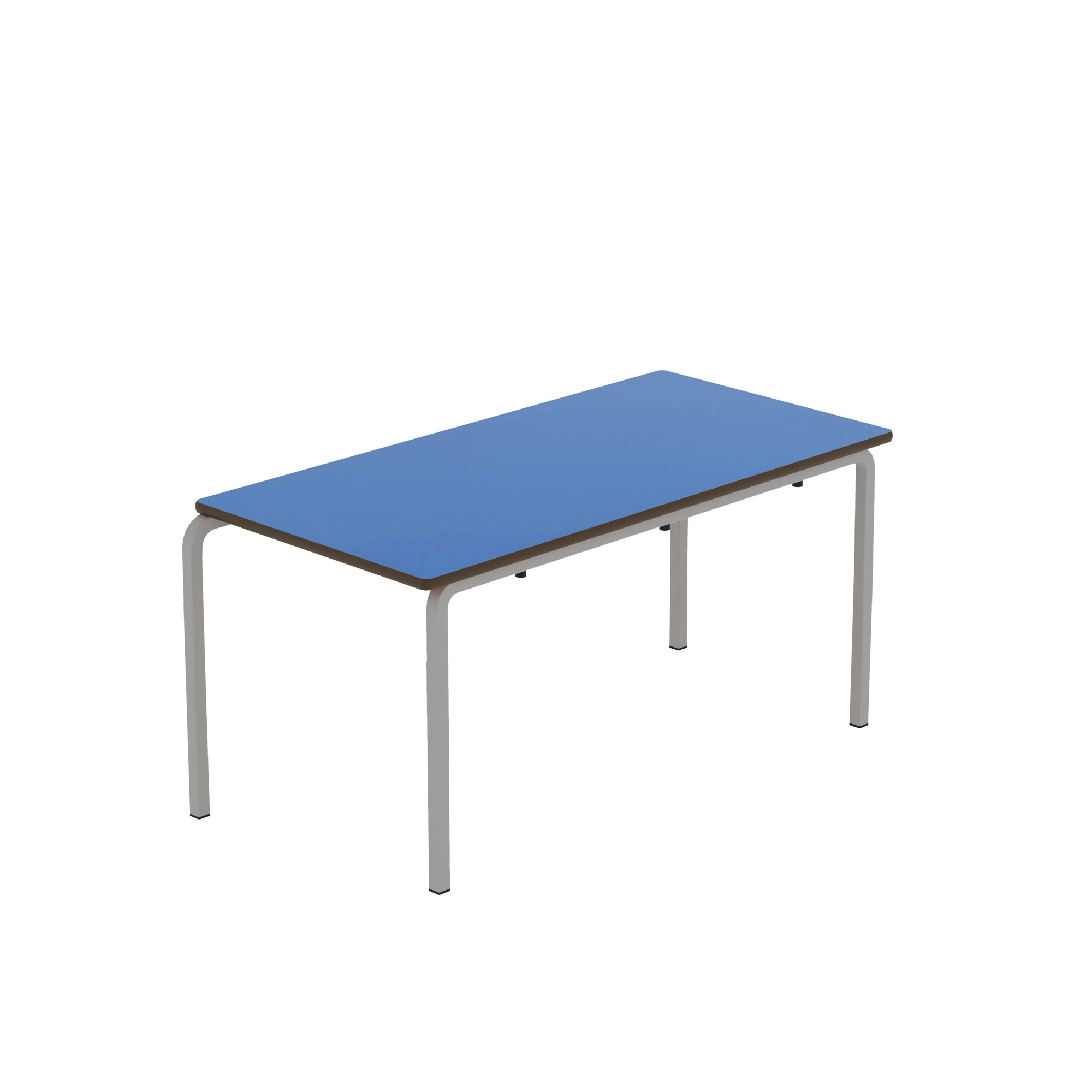 Titan Crush Bent Frame Table 1100x550x530mm Blue/Grey KF70461