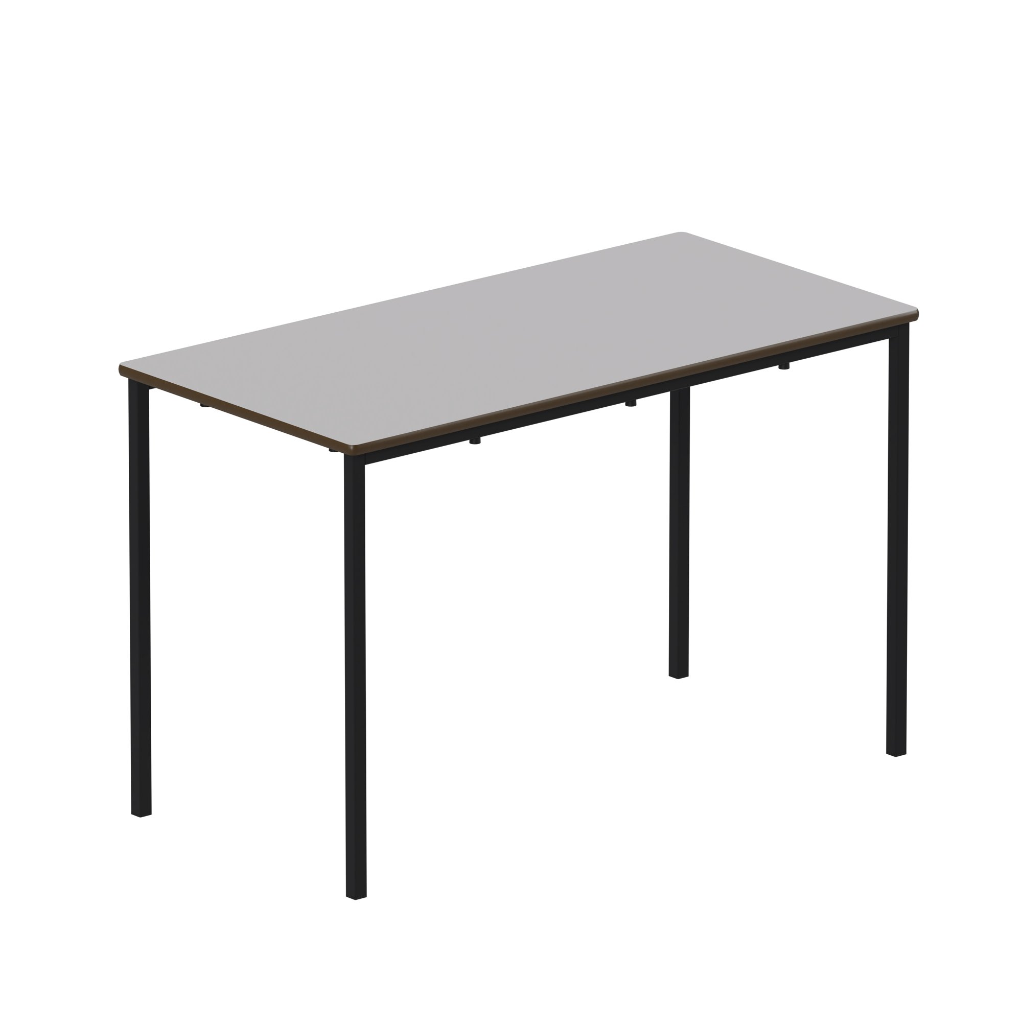 Titan Fully Welded Frame Table 1100x550x530mm Grey/Black KF70490