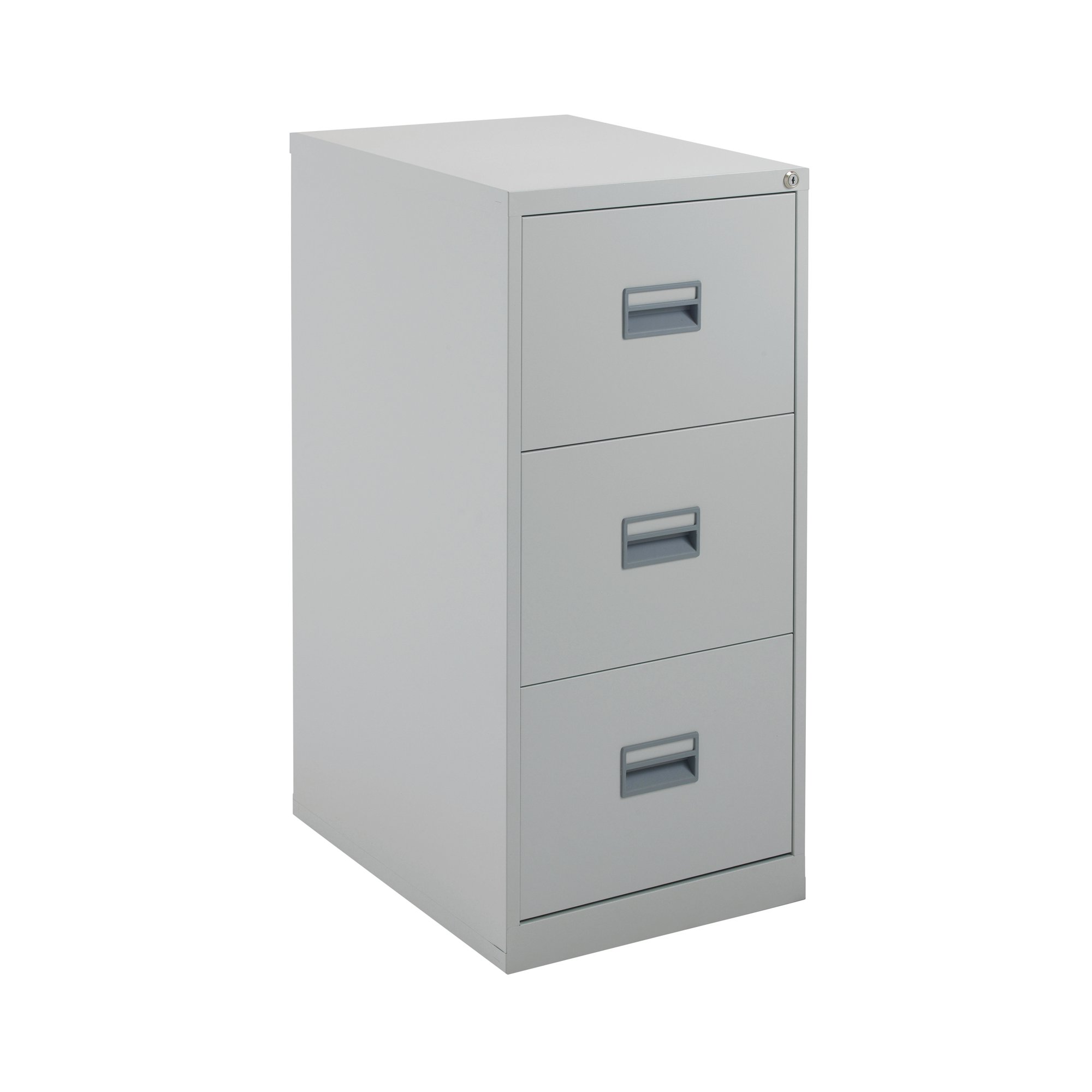 Talos 3 Drawer Filing Cabinet 465x620x1000mm Grey TCS3FC-GR