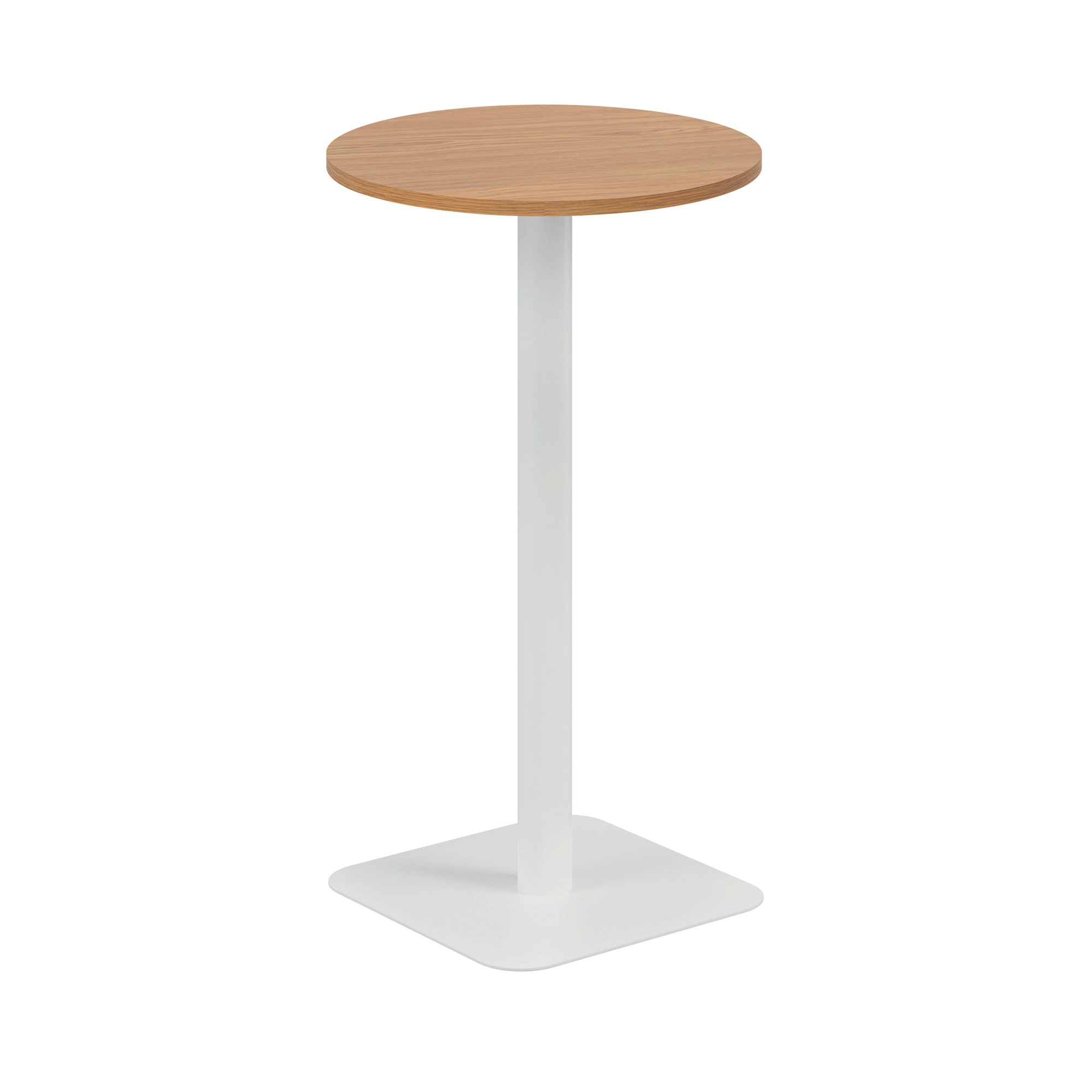 5 Star Forge High Round Table 600mm Nova Oak/White KF800161