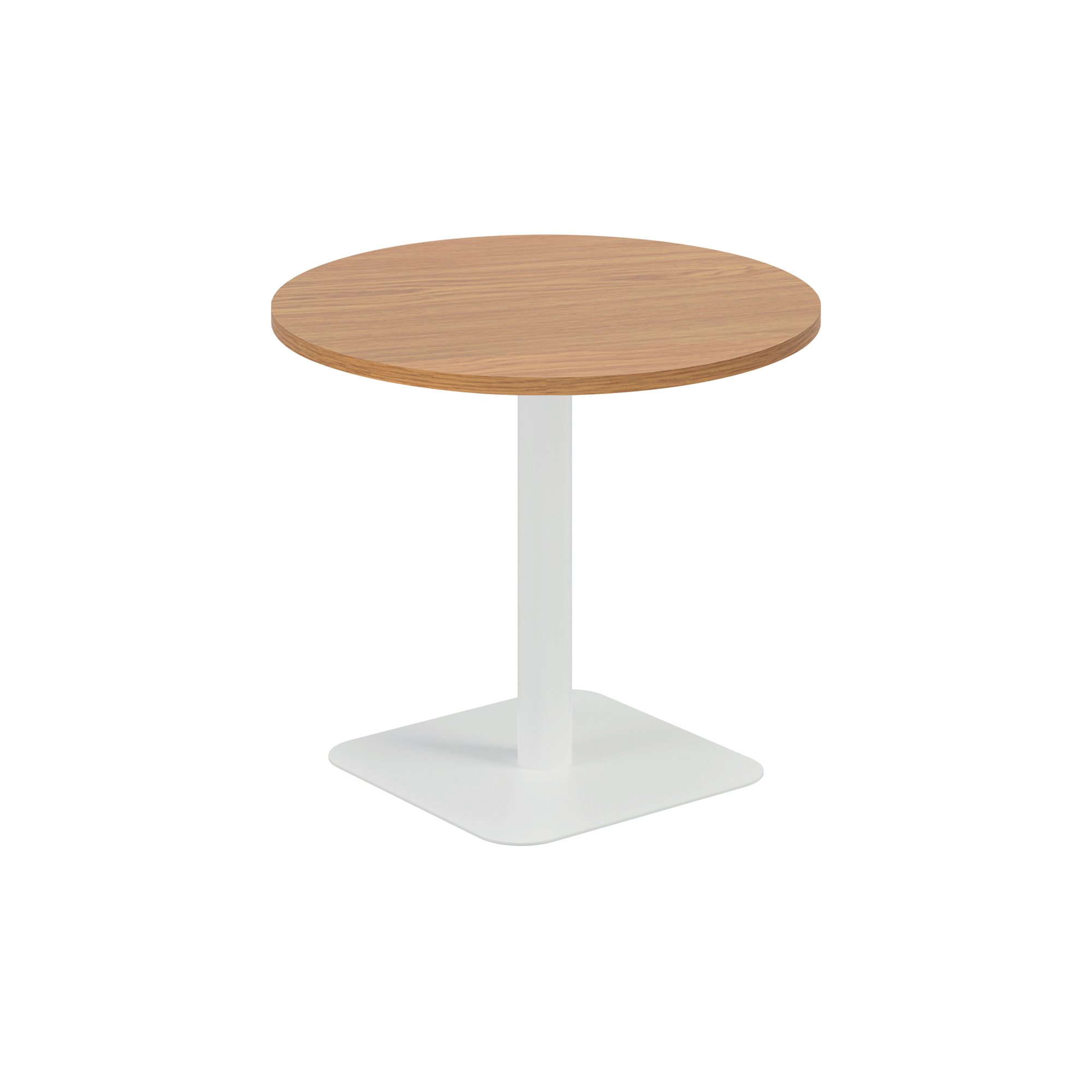 5 Star Forge Mid Round Table 800mm Nova Oak/White KF800223