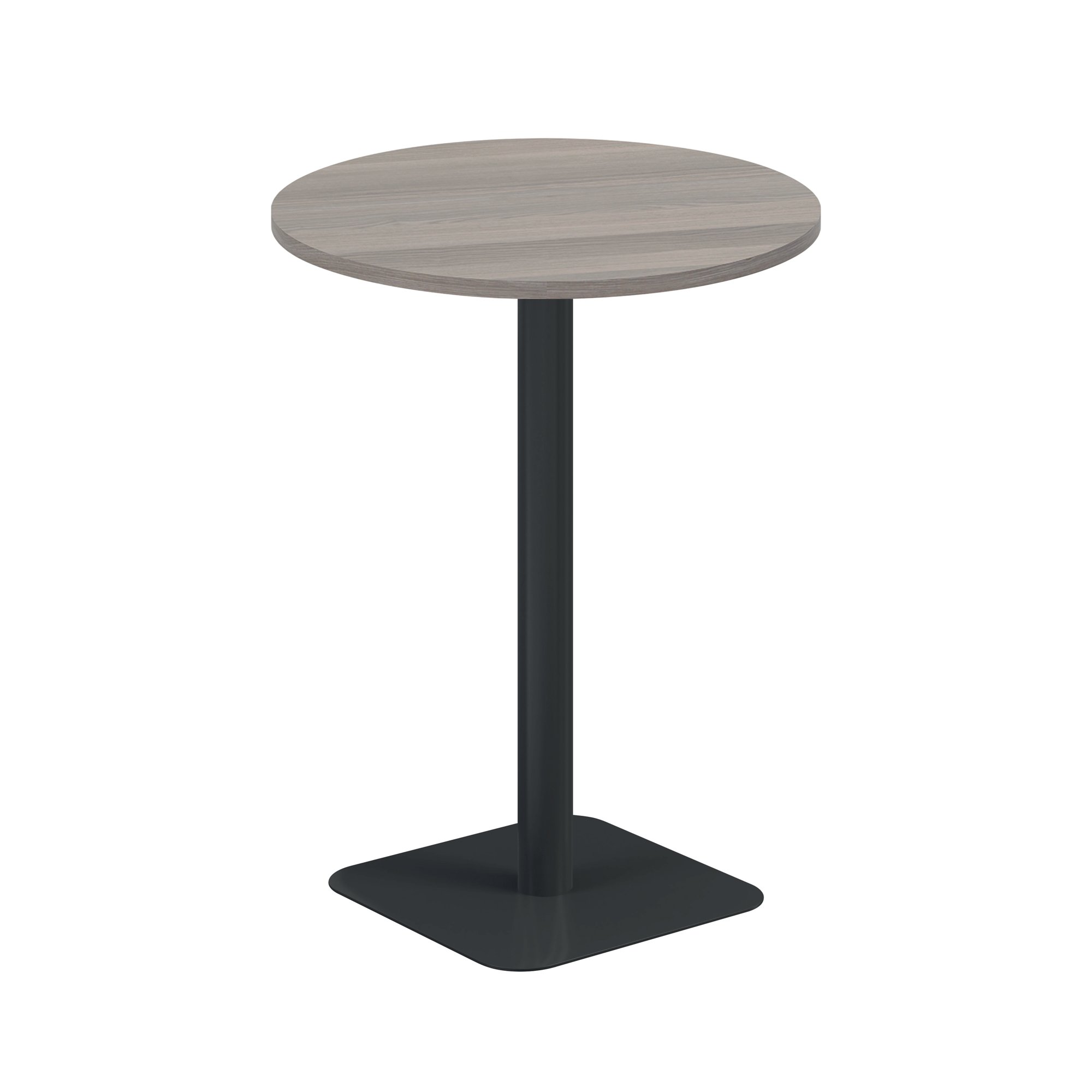 5 Star Forge High Round Table 800mm Grey Oak/Black KF800354