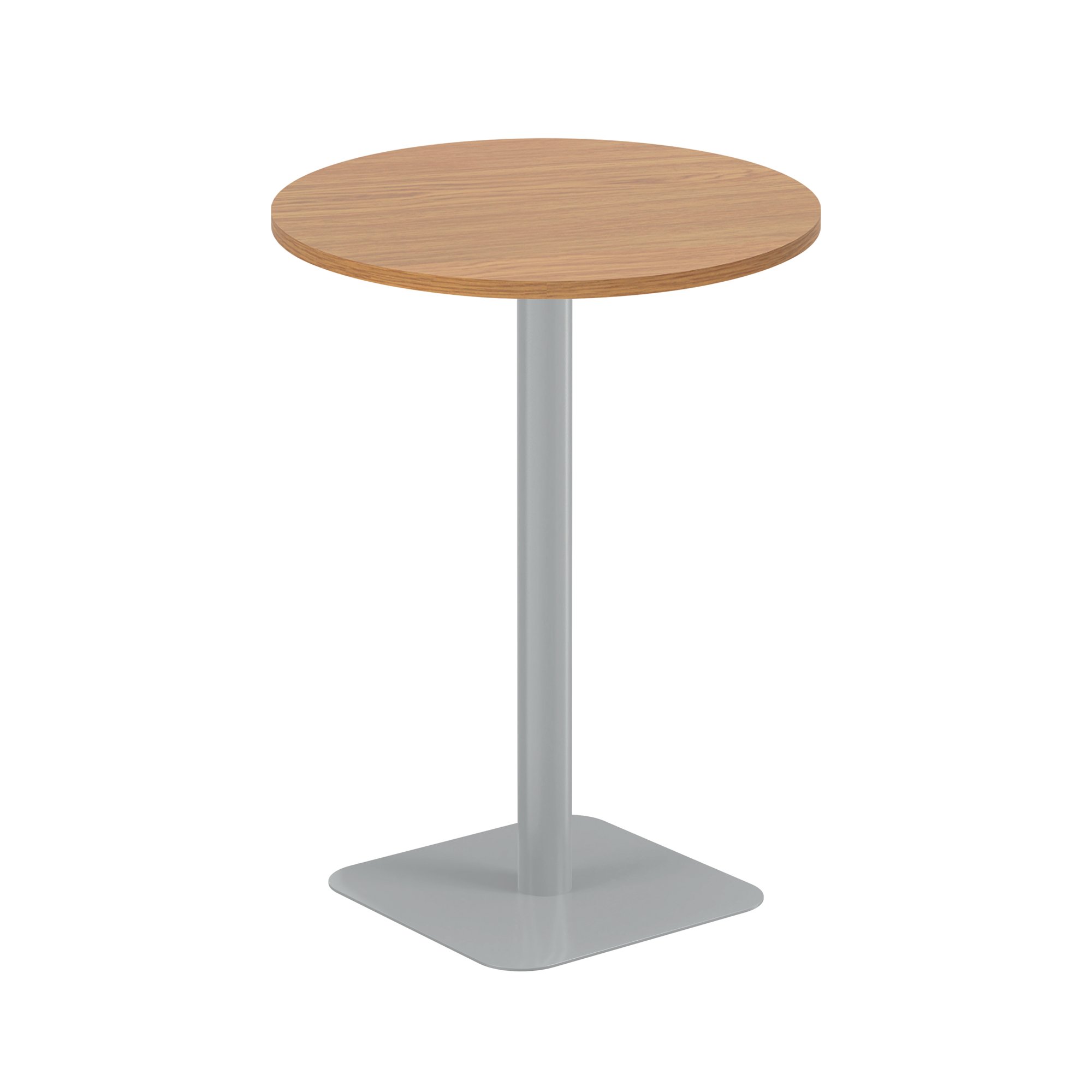 5 Star Forge High Round Table 800mm Nova Oak/Silver KF800361