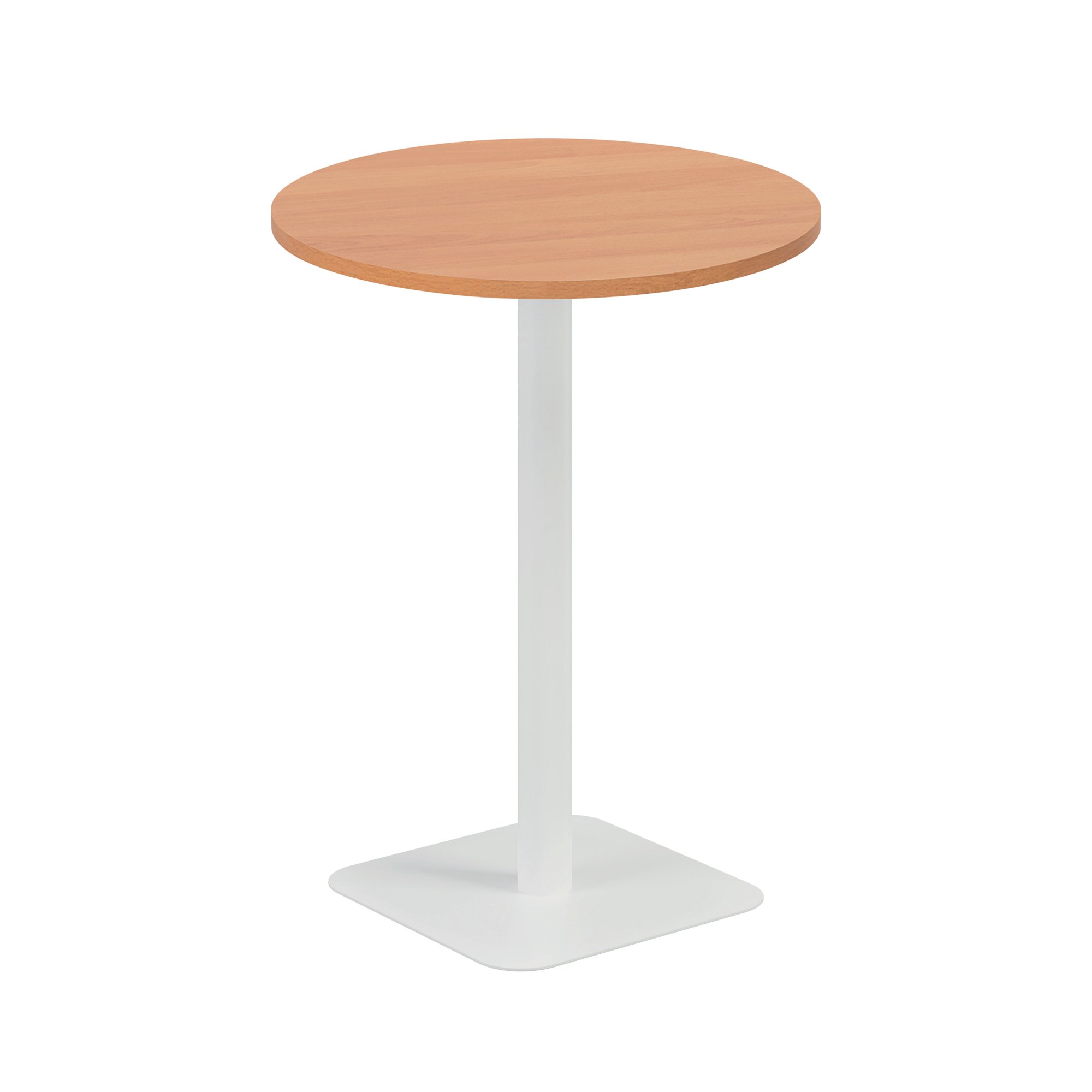 5 Star Forge High Round Table 800mm Beech/White KF800364