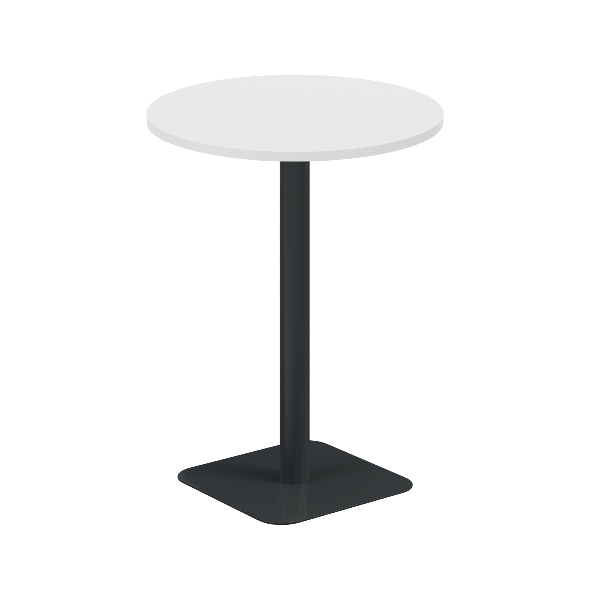 5 Star Forge High Round Table 800mm White/Black KF800365