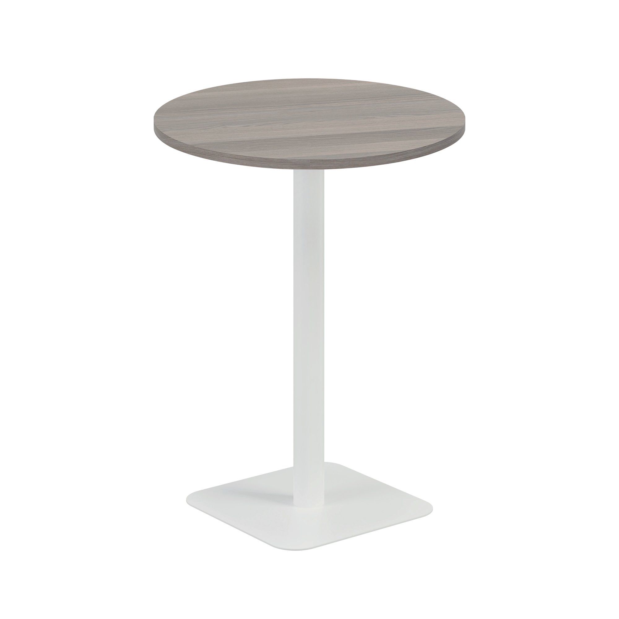 5 Star Forge High Round Table 800mm Grey Oak/White KF800366