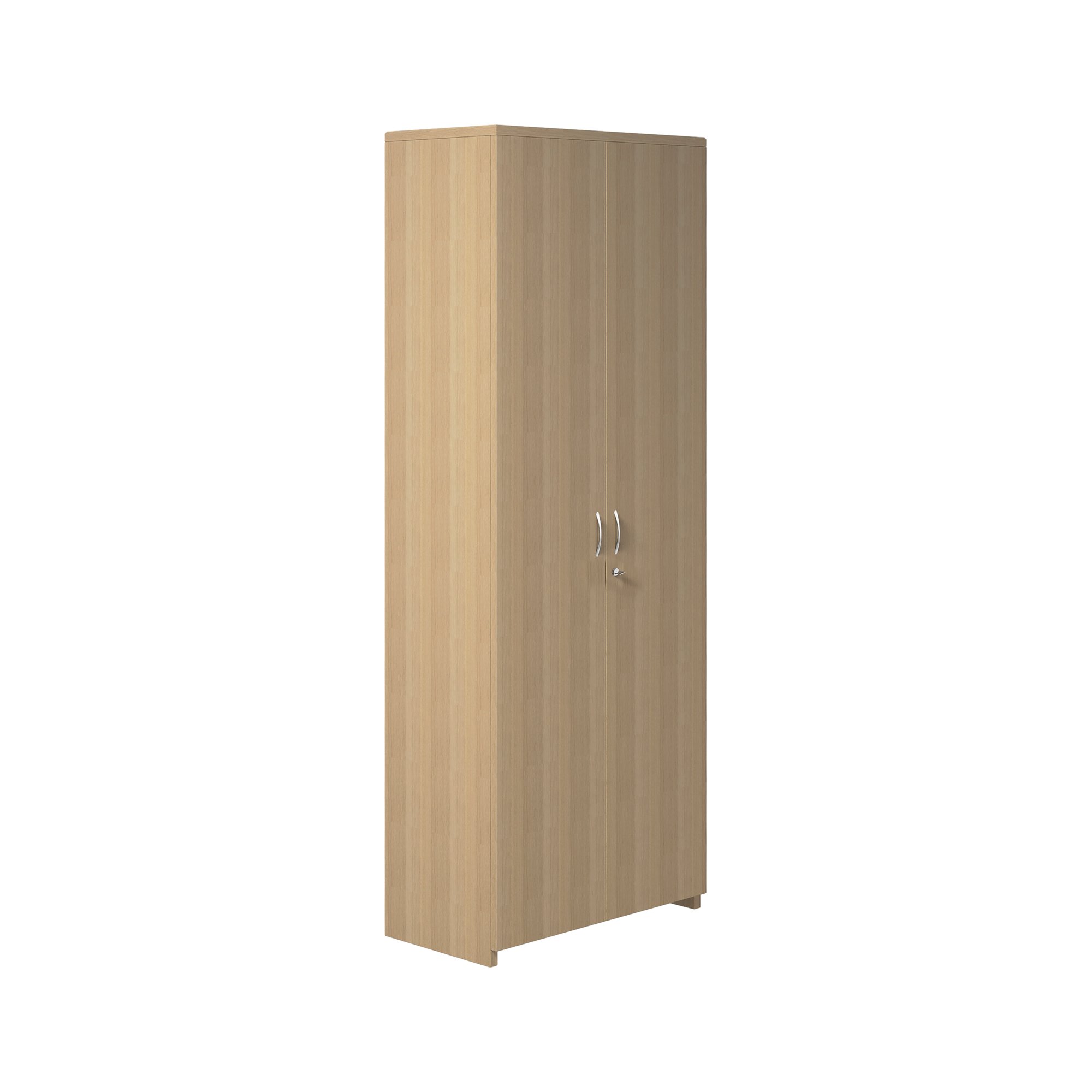 5 Star Modara Lockable Cupboard 4 Shelves 750x400x2000mm Oak KF822271