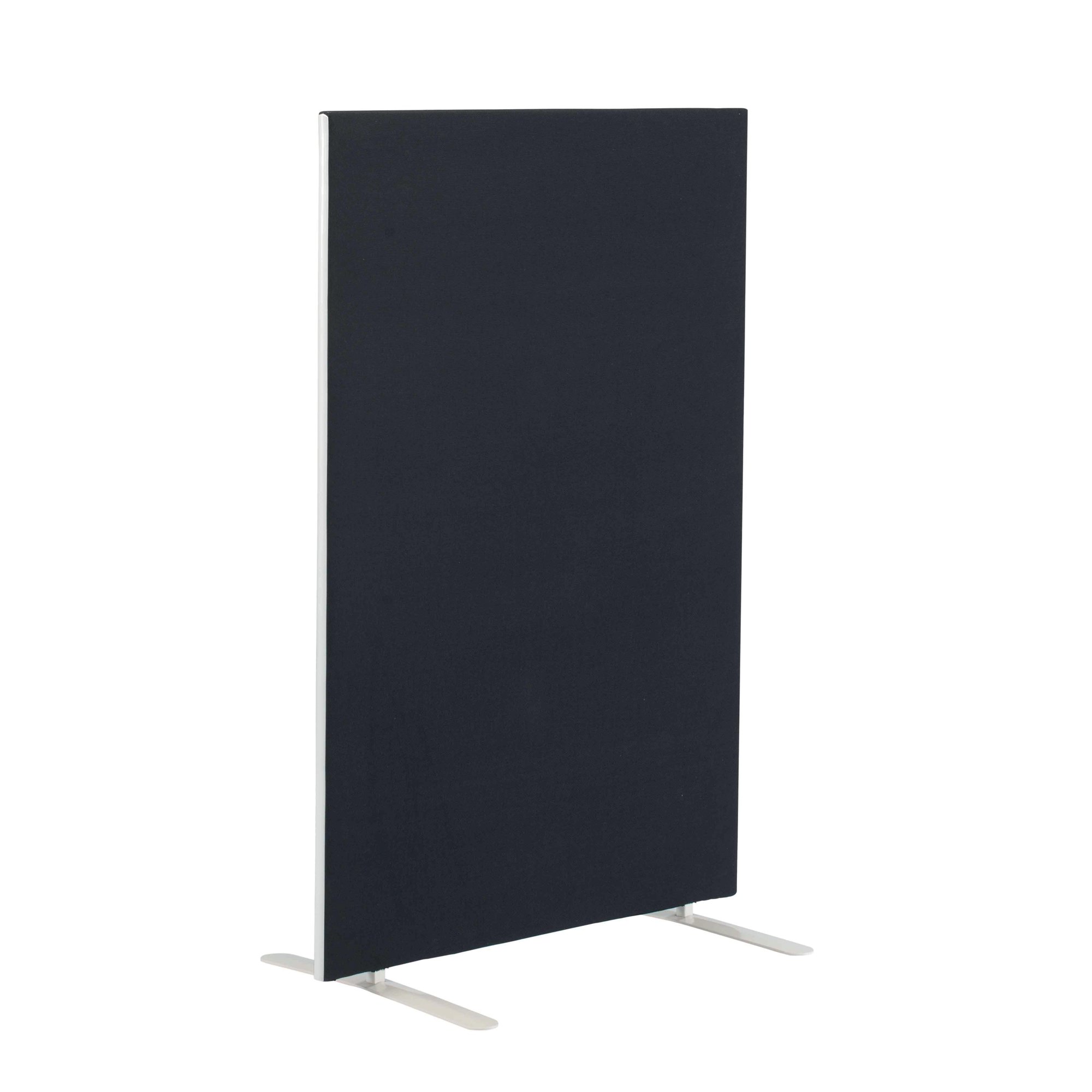 Jemini Floor Standing Screen 1400x25x1800mm Black KF90499