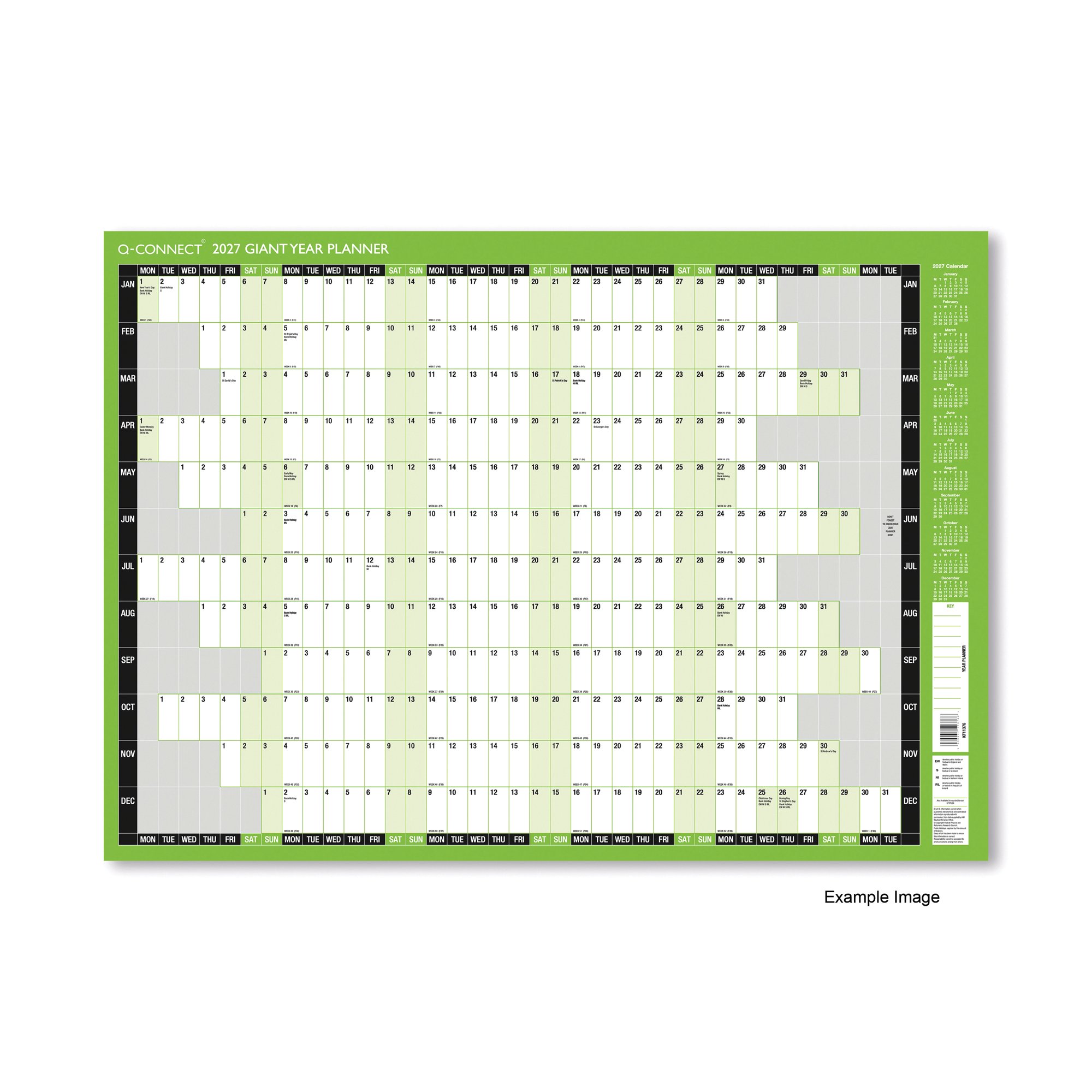 Q-Connect Giant Year Planner 2027 KFGYP27
