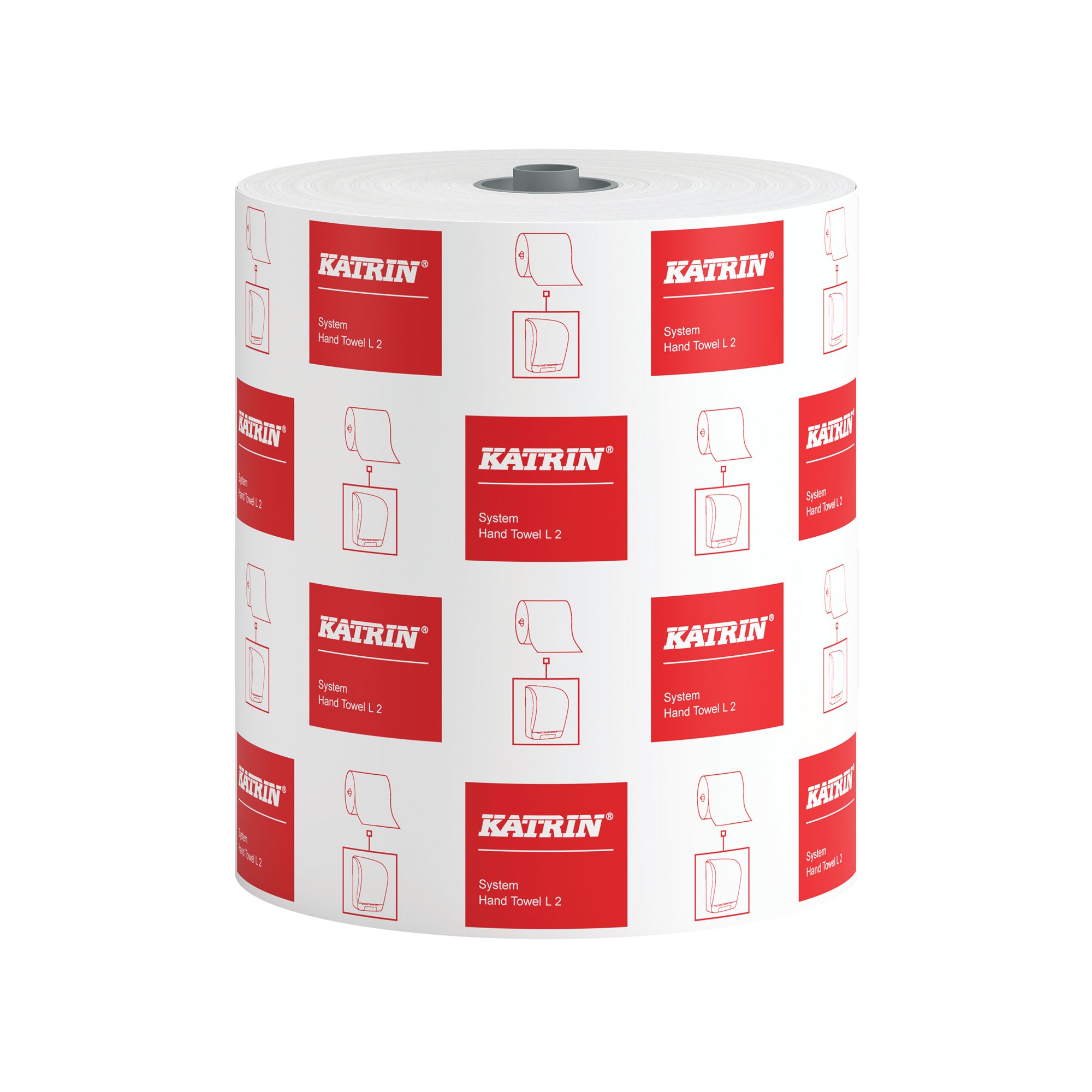 Katrin Paper Towel Roll 2-Ply Large White (Pack of 6) 460232