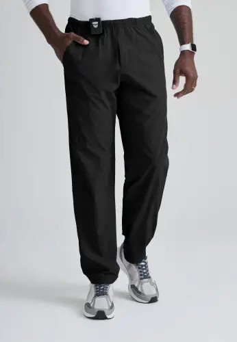 Barco One Amplify Scrub Trousers: Eco-Friendly Professional Comfort for Healthcare Workers Black XS