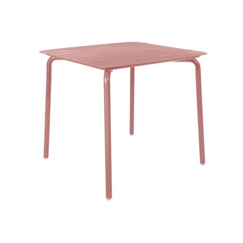 Lark Square Slatted Table Aluminium Brick Dust 1043446ND