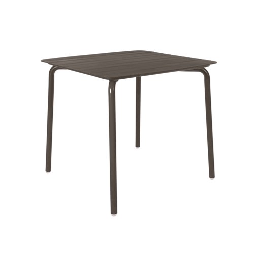 Lark Square Slatted Table Aluminium Charcoal 1043448ND