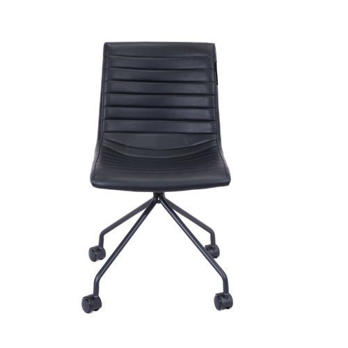 Wander Polyurethane Leather Meeting Chair Black 1043476ND