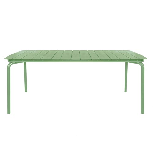 Lark Rectangular Slatted Table 1806mm Aluminium Fair Green 1043570ND