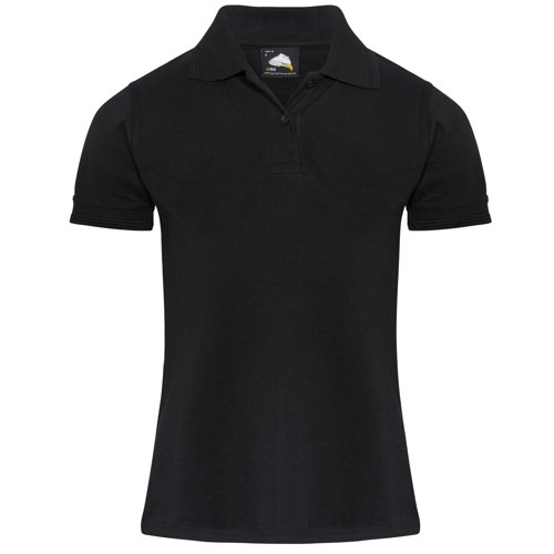 ORN Ladies Eagle Polo Shirt Black 8 1160.BK.8