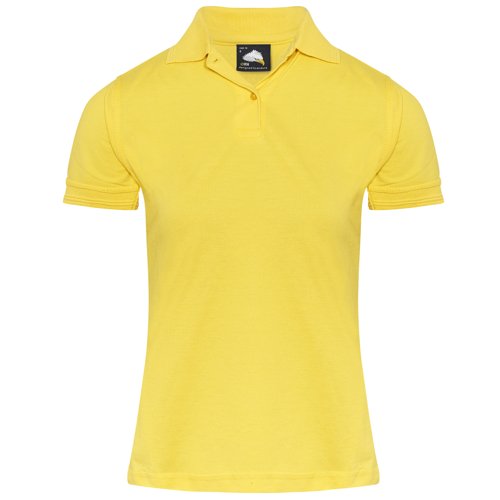 ORN Ladies Eagle Polo Shirt Yellow 12 1160.YE.12