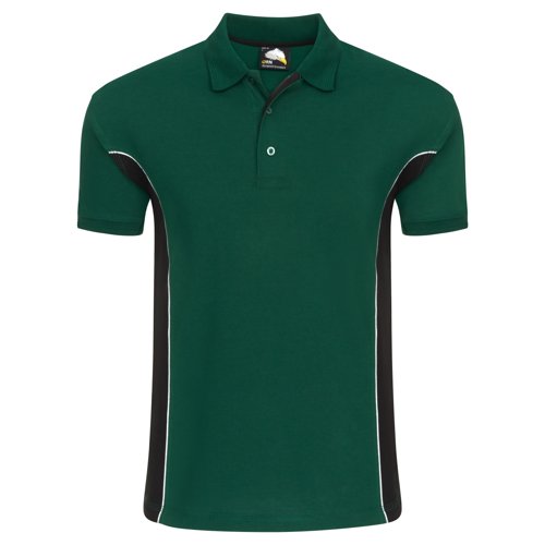 ORN Silverswift Polo Shirt Unisex Bottle Green/Black 2XL 1180.BGBK.2XL