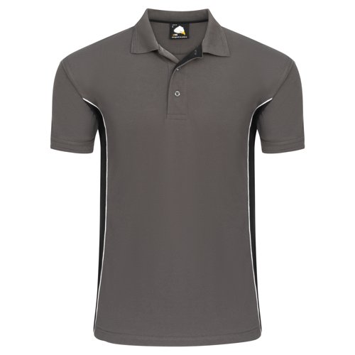 ORN Silverswift Polo Shirt Unisex Graphite/Black 2XL 1180.GRBK.2XL