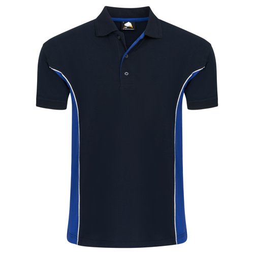 ORN Silverswift Polo Shirt Unisex Navy/Royal Blue XS 1180.NVRY.XS