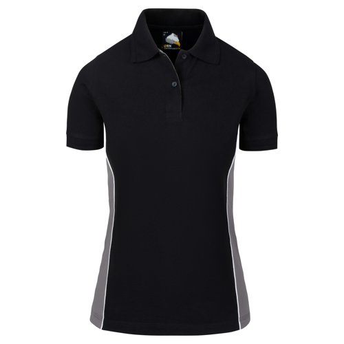 ORN Silverswift Ladies Polo Shirt Black/Graphite 6 1186.BKGR.6