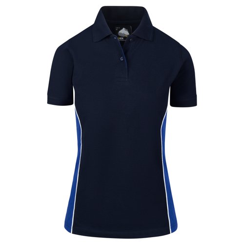 ORN Silverswift Ladies Polo Shirt Navy/Royal Blue 12 1186.NVRY.12