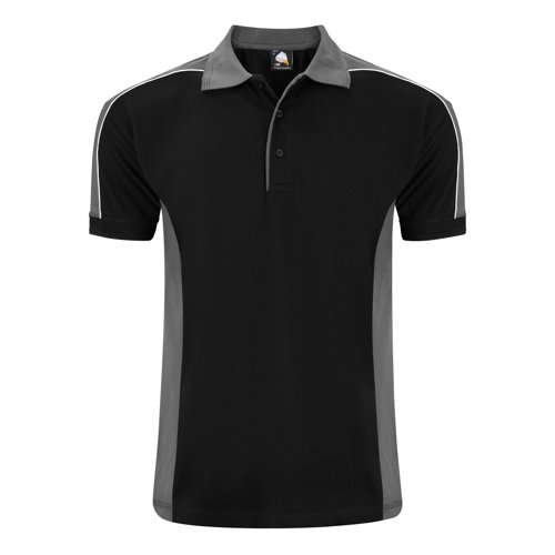 ORN Avocet Polo Shirt Unisex Black/Graphite 2XL 1188.BKGR.2XL