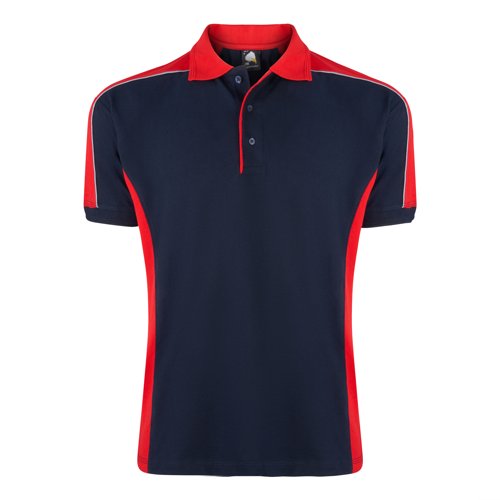 ORN Avocet Polo Shirt Unisex Navy/Red 2XL 1188.NVRD.2XL
