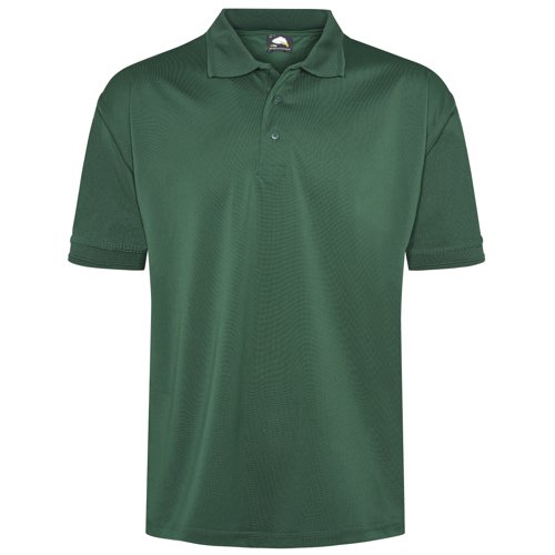 ORN Oriole Wicking Polo Shirt Unisex Bottle Green 2XL 1190.BG.2XL