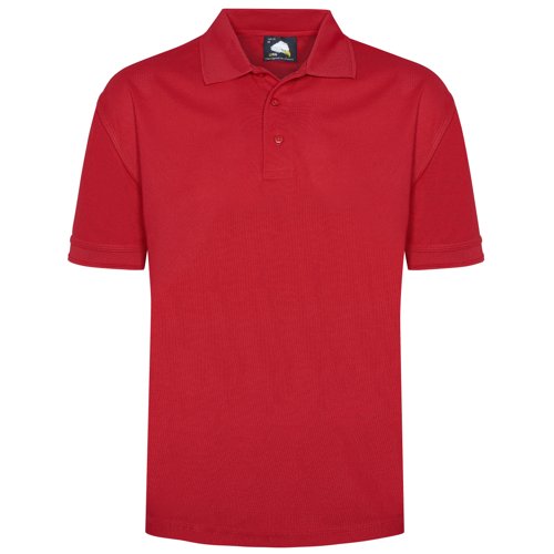 ORN Oriole Wicking Polo Shirt Unisex Red 2XL 1190.RD.2XL