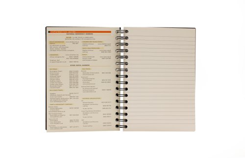 Rhodia Black A5 Wirebound Business Book (Pack of 3) 119233C | Clairefontaine