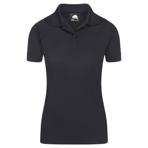ORN Oriole Ladies Wicking Polo Shirt Navy 10 1196.NV.10