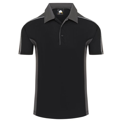 ORN Avocet Wicking Polo Shirt Unisex Black/Graphite 2XL 1198.BKGR.2XL