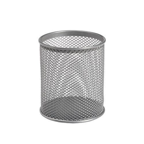 5 Star Pen Pot Wire Mesh Diameter 80mm Height 95mm Silver | VOW