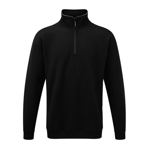 ORN Grouse Quarter Zip Sweatshirt Unisex Black L 1270.BK.L