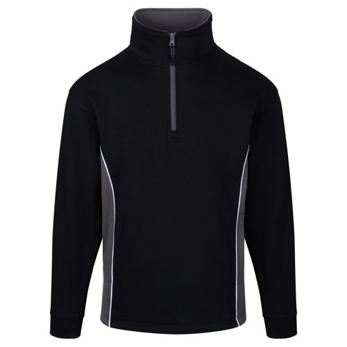 ORN Silverswift Quarter Zip Sweatshirt Unisex Black/Graphite 3XL 1278.BKGR.3XL