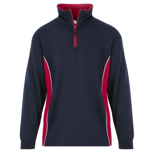 ORN Silverswift Quarter Zip Sweatshirt Unisex Navy/Red XS 1278.NVRD.XS