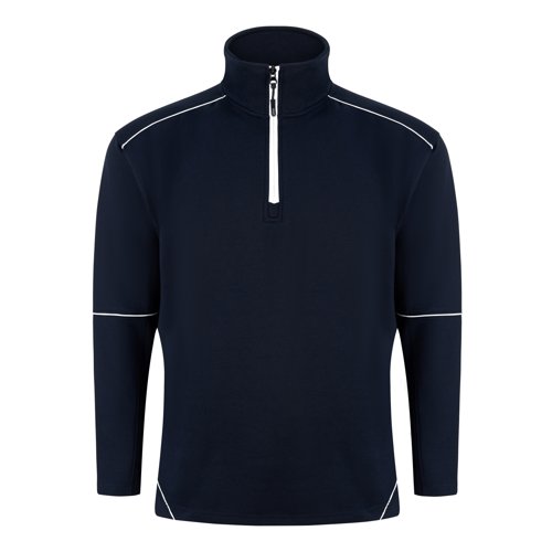 ORN Fireback Quarter Zip Sweatshirt Unisex Navy/Navy/2XL 1283.NVNV.2XL