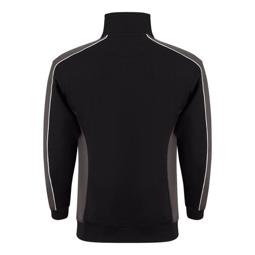 ORN Avocet Quarter Zip Sweatshirt Unisex Black/Graphite XS 1288.BKGR.XS