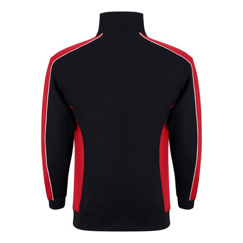 ORN Avocet Quarter Zip Sweatshirt Unisex Black/Red XS 1288.BKRD.XS