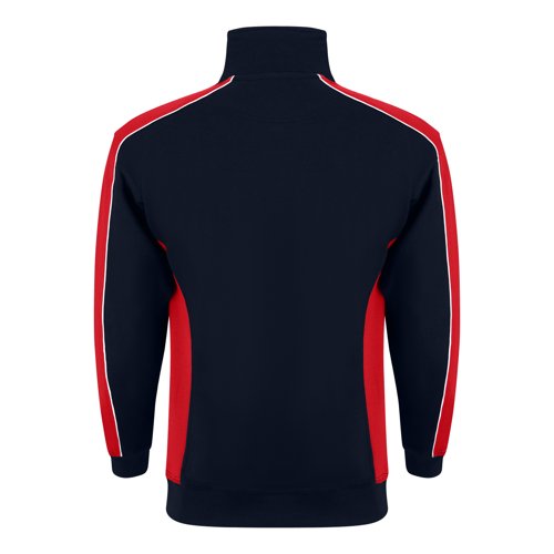 ORN Avocet Quarter Zip Sweatshirt Unisex Navy/Red XL 1288.NVRD.XL