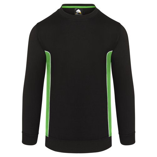 ORN Silverswift Sweatshirt Unisex Black/Lime XS 1290.BKLM.XS