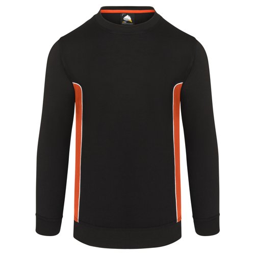 ORN Silverswift Sweatshirt Unisex Black/Orange XS 1290.BKOR.XS