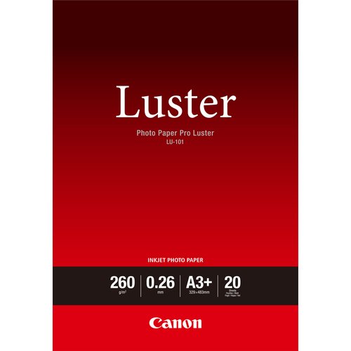 Canon Pro Luster A3+ Photo Paper (Pack of 20) 6211B008