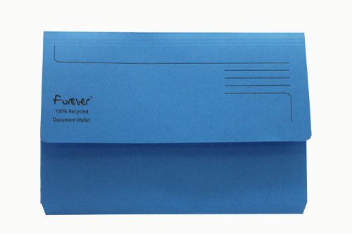 Exacompta Forever Document Wallet Manilla Foolscap Assorted (Pack of 25) 211/5000