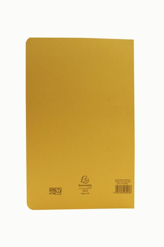 Exacompta Guildhall Heavyweight Transfer Spiral File 420gsm Foolscap Yellow (Pack of 25) 211/7003 | Exacompta