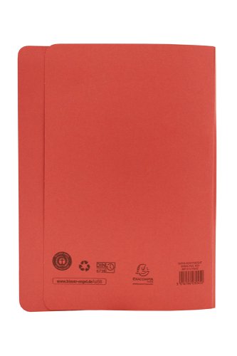 Exacompta Guildhall Heavyweight Transfer Spiral File 420gsm Foolscap Red (Pack of 25) 211/7005