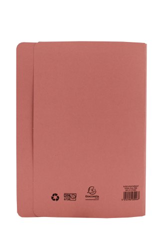 Exacompta Guildhall Heavyweight Transfer Spiral File 420gsm Foolscap Pink (Pack of 25) 211/7006