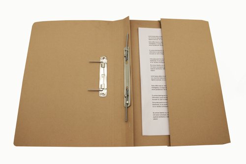 Exacompta Guildhall R/Hand Transfer Spiral Pocket File 315gsm Foolscap Buff (Pack of 25) 211/9061Z